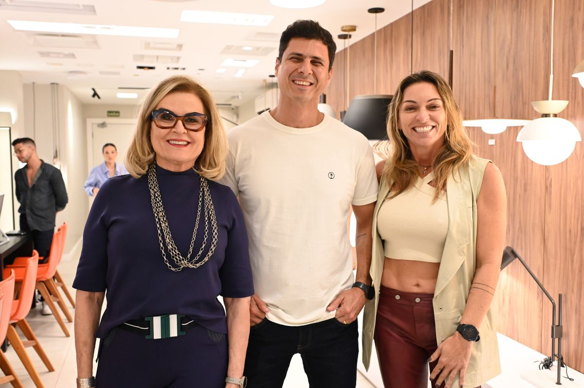 Zildinha Helal , Christian Vieira e Leticia  Finamore 