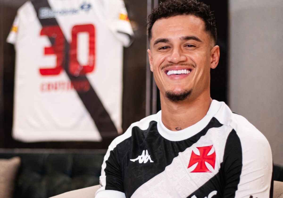 Philippe Coutinho revela que 'amor pelo Vasco' definiu seu retorno ao futebol brasileiro
