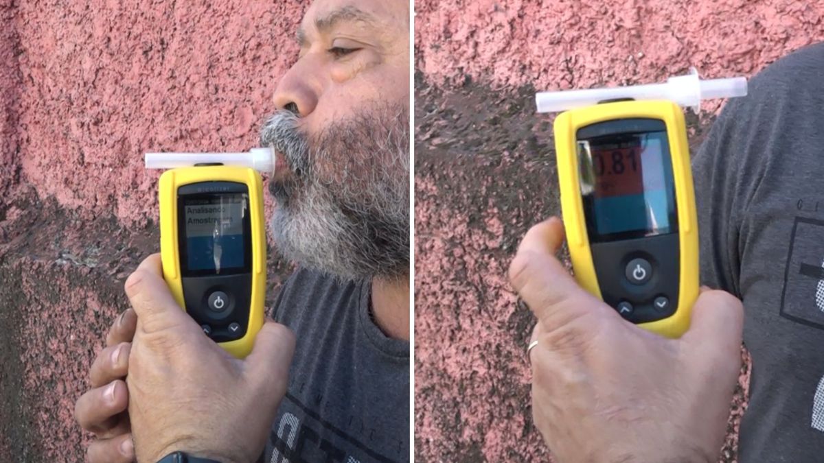 O enxaguante bucal é o que marca a maior quantidade de álcool no teste feito pela reportagem da TV Gazeta.