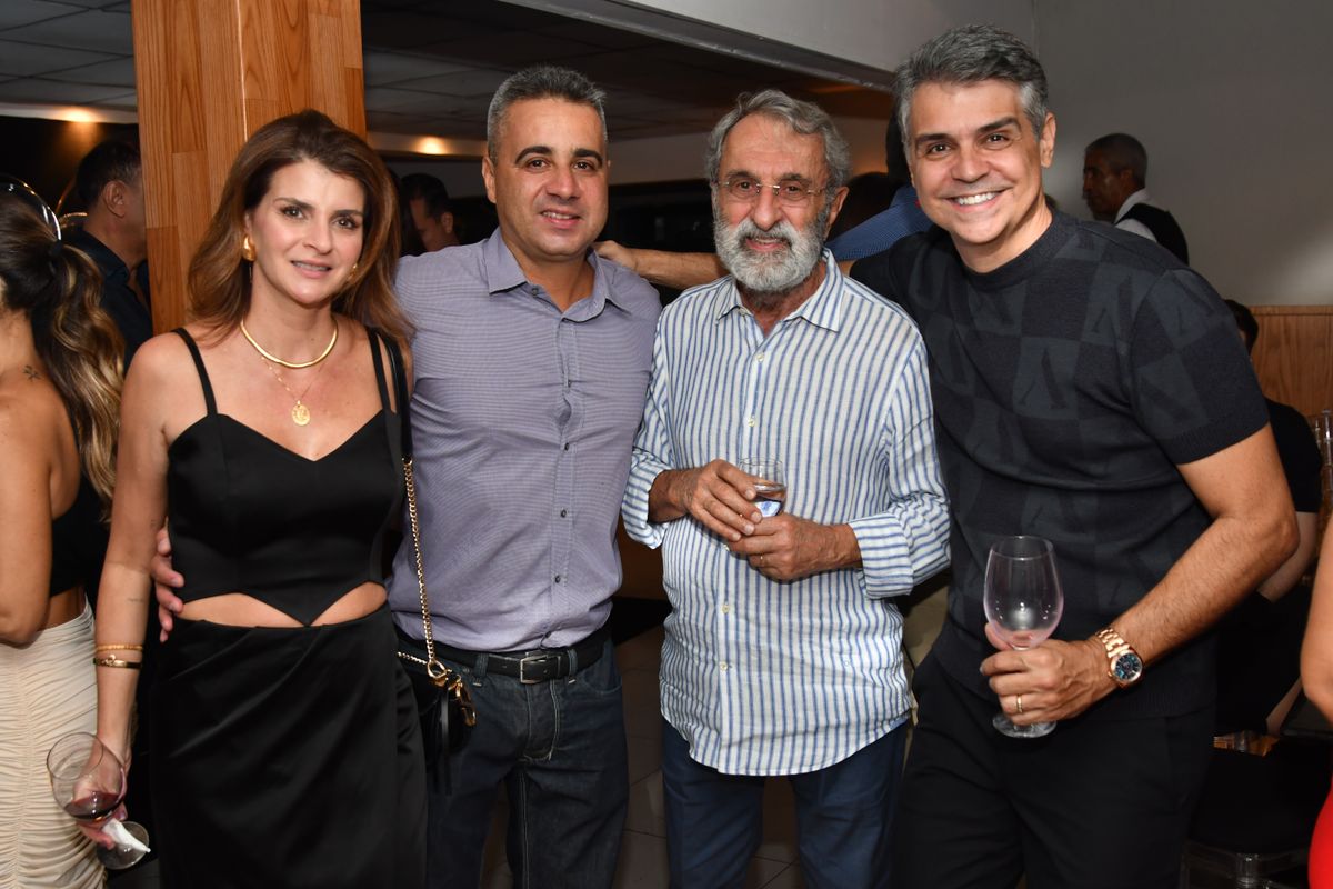 Camila Pitanga Salim, Alexandre Pinheiro, Michel Assbu e Pierre Almeida