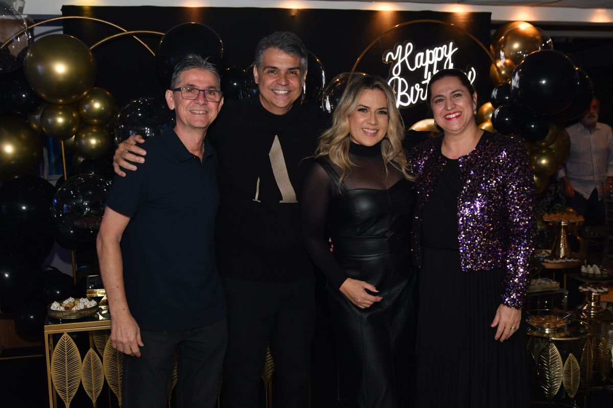 Fabio Ruschi, Pierre e Gisa Almeida e Letícia Ruschi