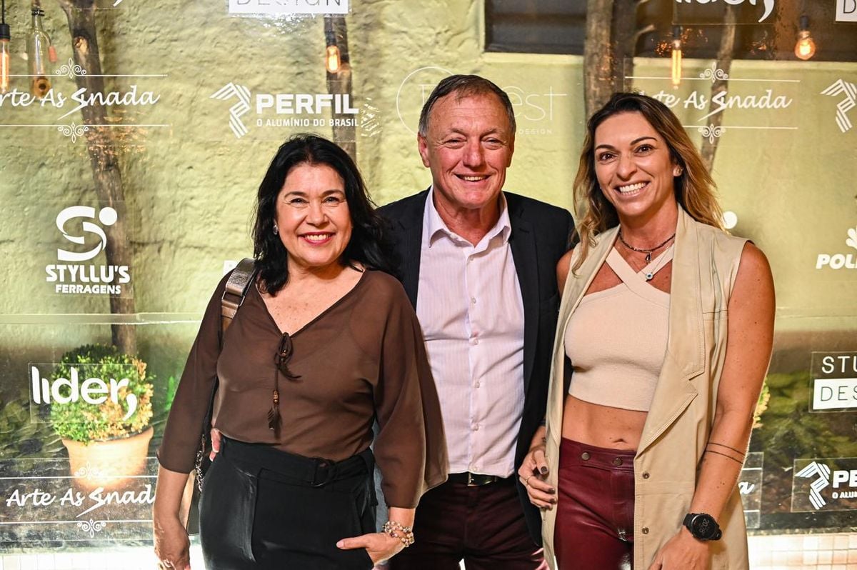 Rita Tristão, Carlos Marianelli e Leticia Finamore