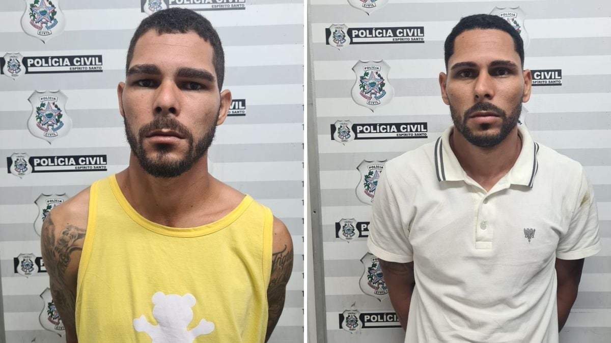 Thiago Oliveira Alves, de 26 anos (blusa amarela) e Lucas de Oliveira Alves, de 29 anos (blusa branca)
