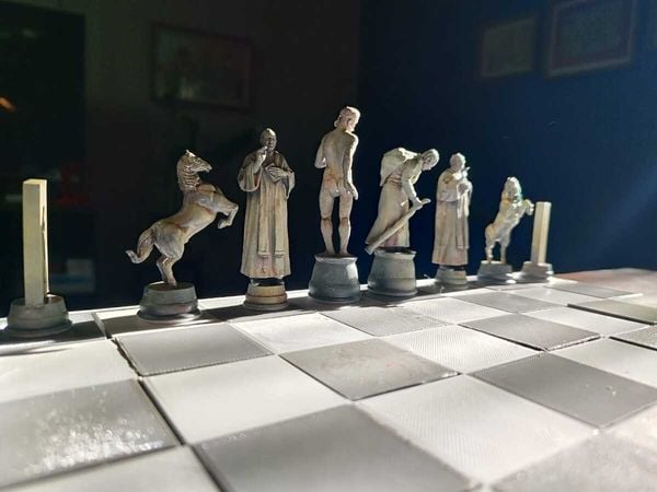 Jogo de Xadrez com monumentos capixabas 