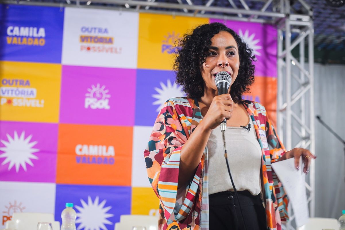 Pré-candidata Camila Valadão (Psol) vai anunciar nome de vice no domingo (21), em Vitória