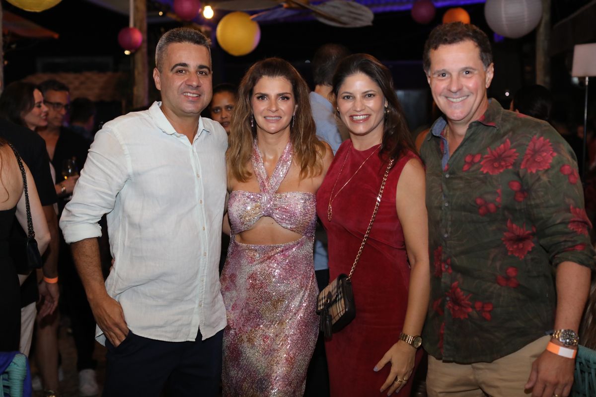 Alexandre Pinheiro, Camila Pitanga Salim, Talita e Bruno Pinho 
