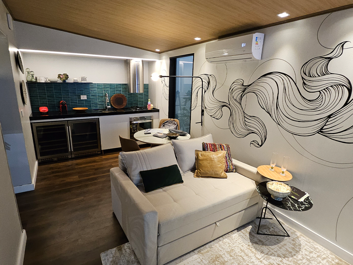Interior da Casa do Futuro é personalizável de acordo com a preferência de cada cliente