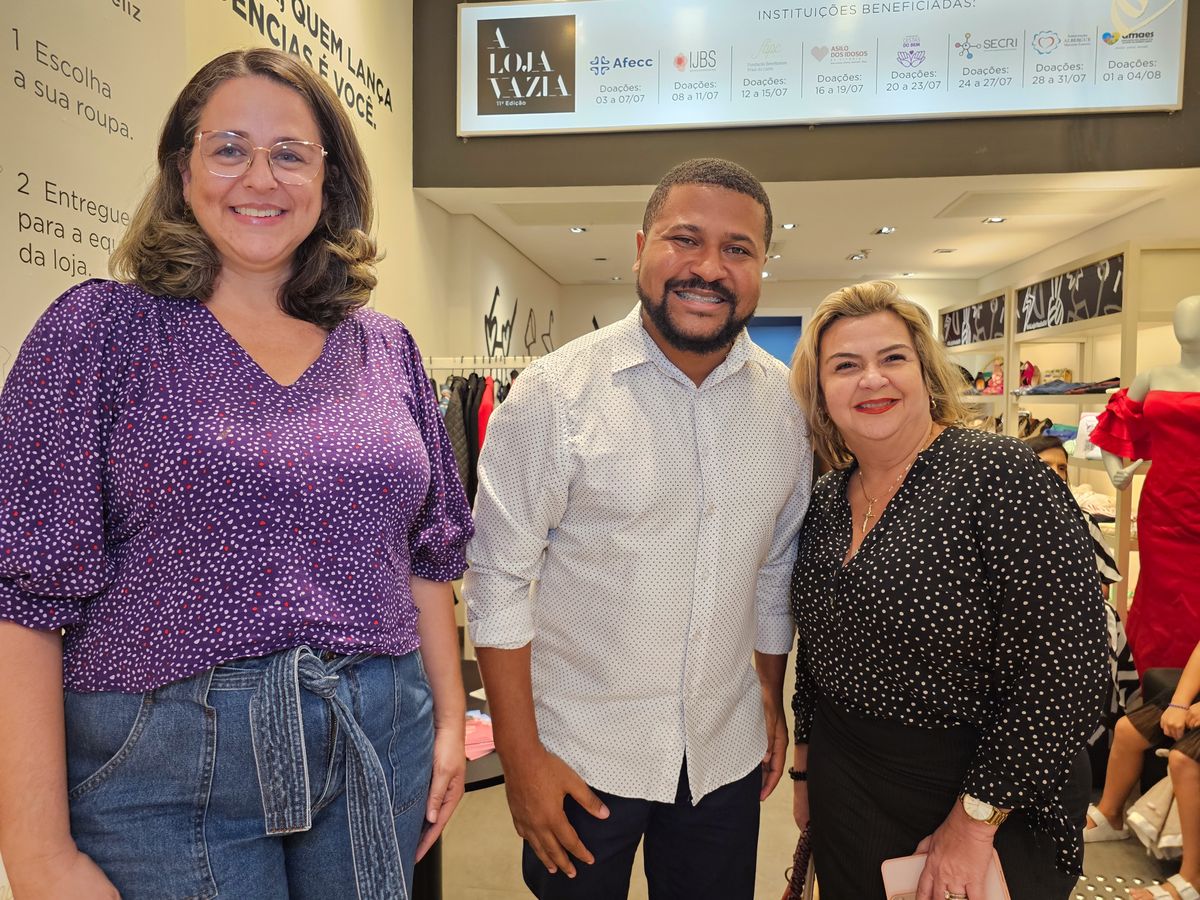 Nirelza Dias e Sedeney Tavares e Mirlan Dantas