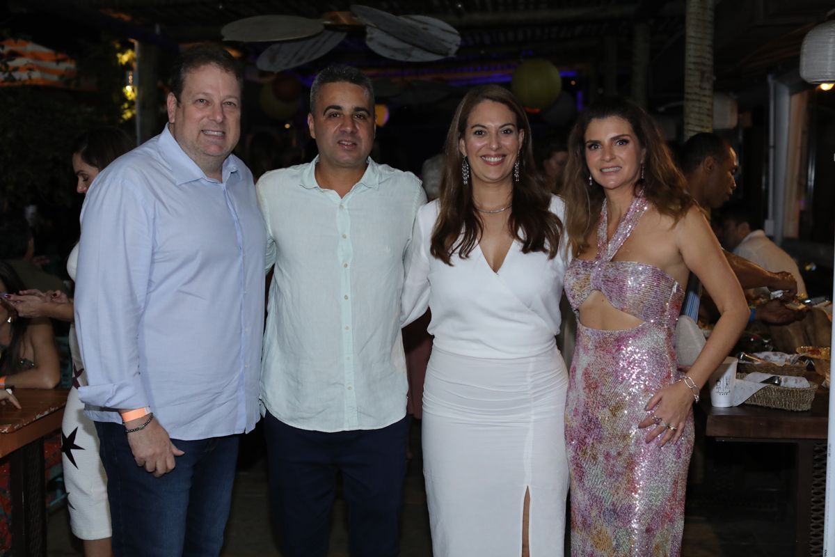 Paulo Sepulcri, Alexandre Pinheiro, Francini Sepulcri e Camila Pitanga Salim