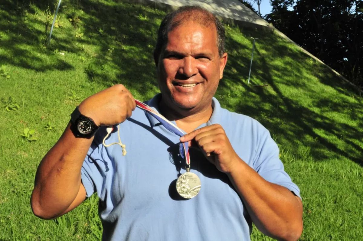 Geovani Silva conquistou a medalha de prata nos Jogos de Seul