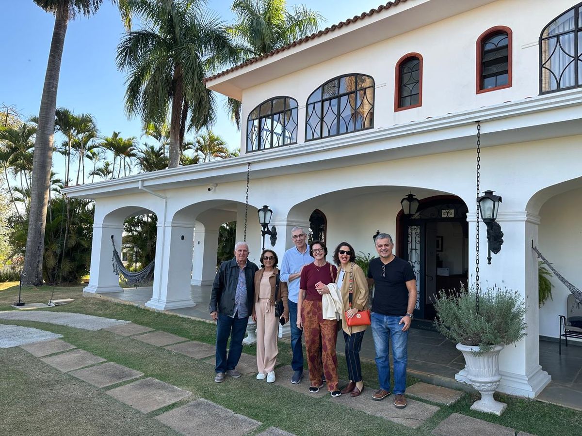 Walter Siquara, Nazaré Neves, Décio e Eulália Chieppe, Mariana Perini e Eduardo Caliman