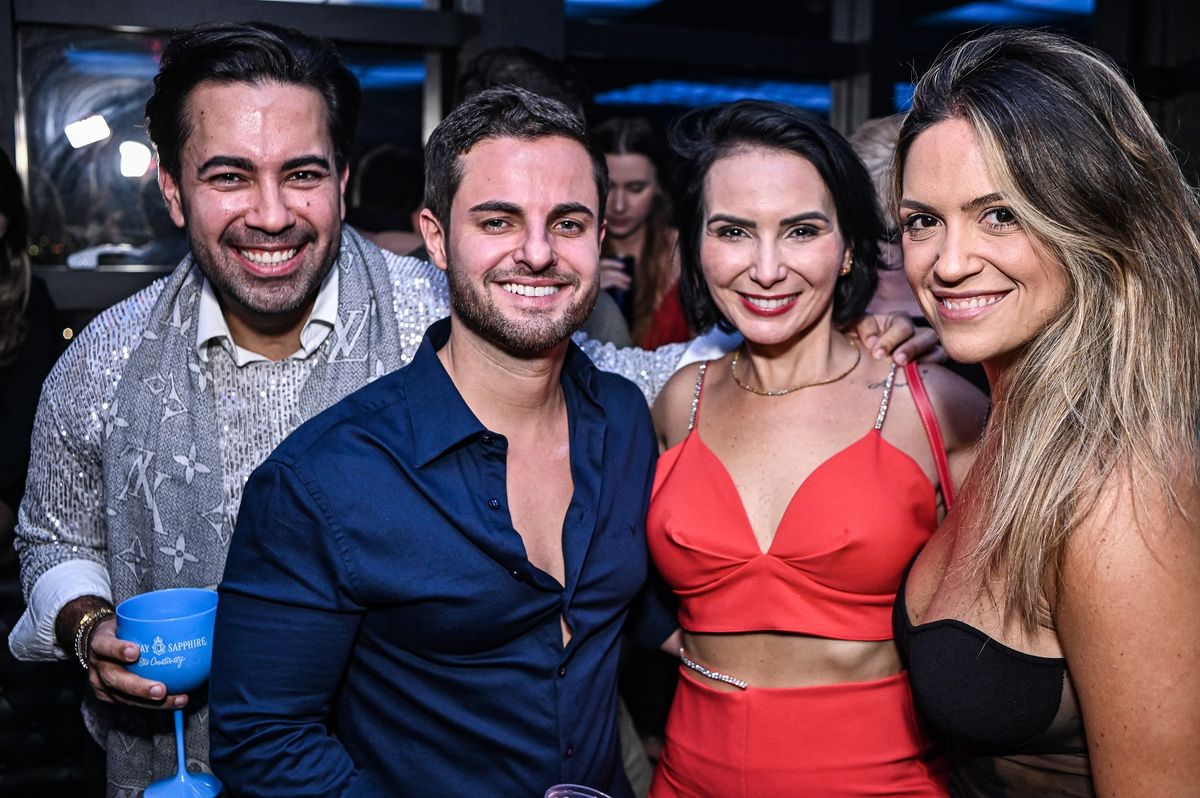 Kaiky Plaster, Davi Hibner, Ana Paula França e Carol Tannure 