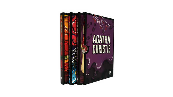 Entre no mundo intrigante de Agatha Christie com esta coleção de livros. Crédito: Divulgação