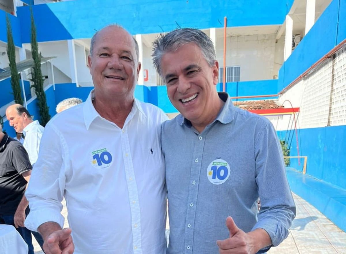 Carlinhos Lyrio e Hudson Leal em convenção