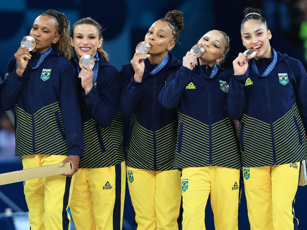 A Equipe de Ginástica Artística Feminina é medalhista de Bronze