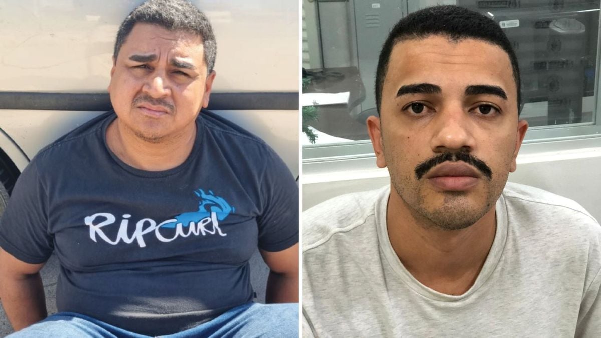Danilo Souza Santos, 34 anos, e Flávio Lourenço, 46 anos, foram presos no último domingo (28) suspeitos  de roubarem caminhões. 