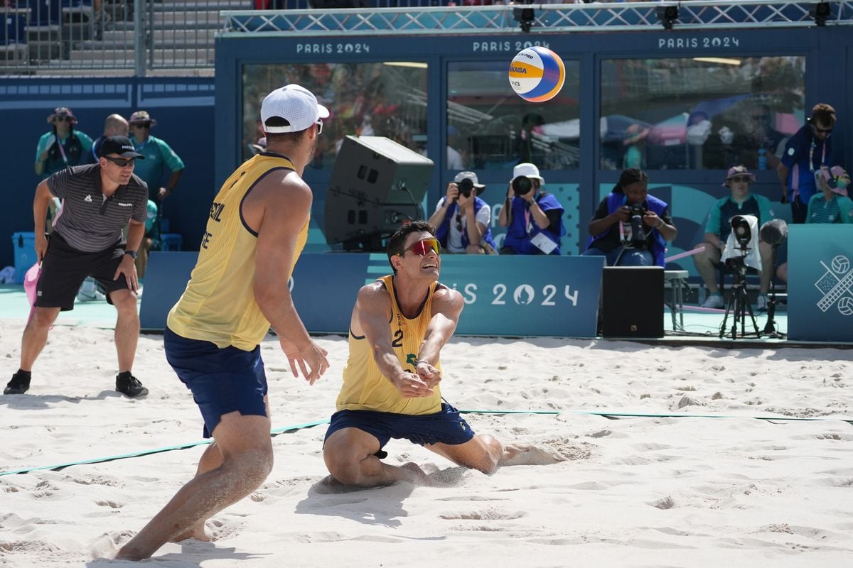 Adré e George perdem para dupla cubana na segunda rodada do vôlei de praia por Vitor Jubini
