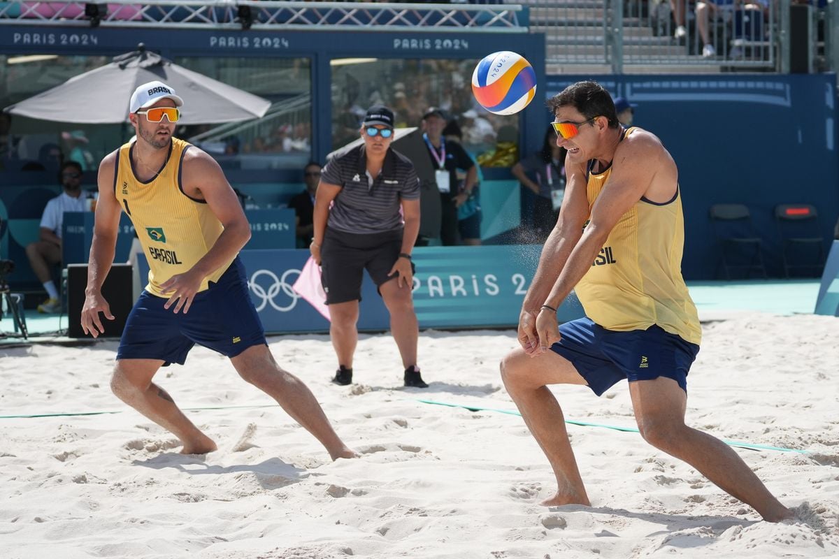 Adré e George perdem para dupla cubana na segunda rodada do vôlei de praia por Vitor Jubini