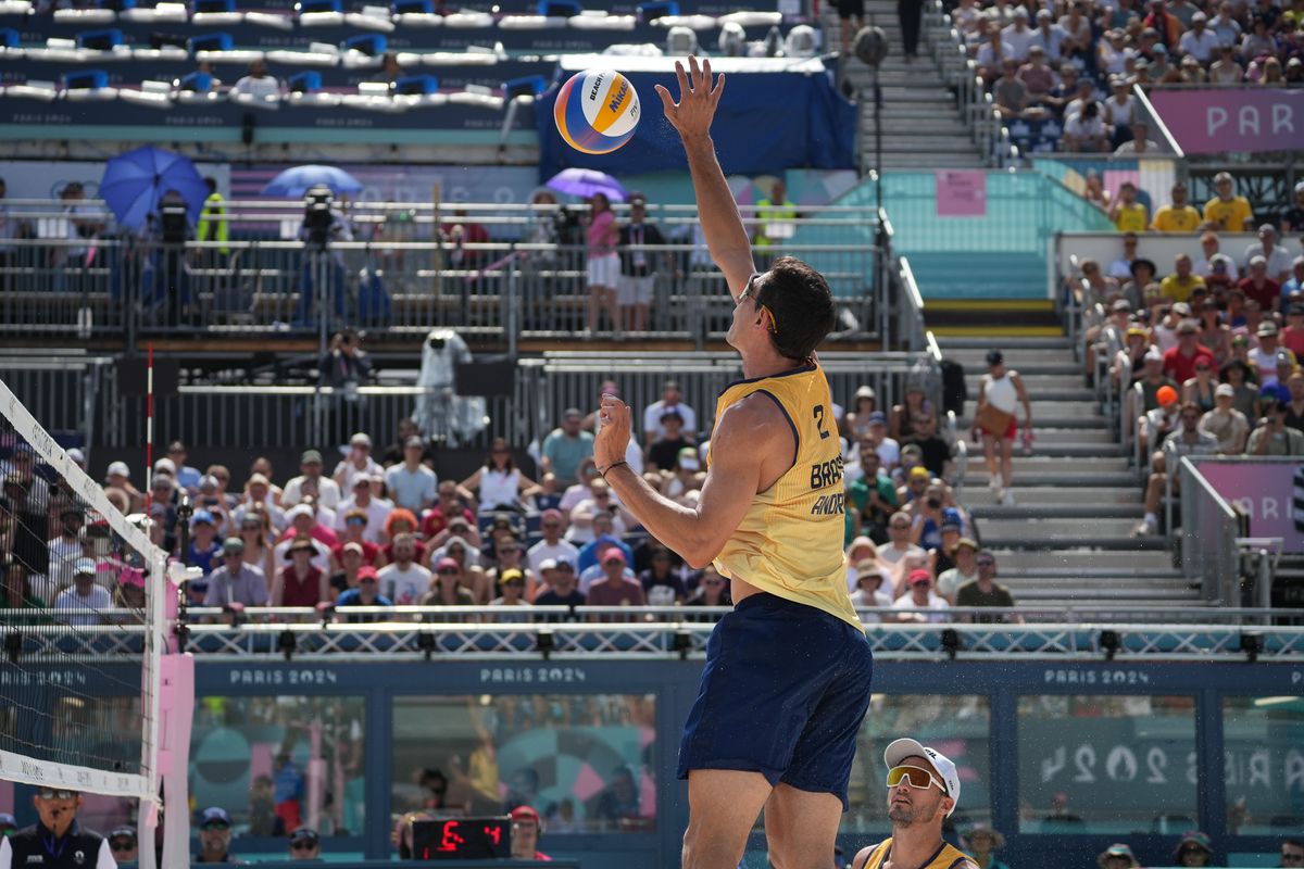 Adré e George perdem para dupla cubana na segunda rodada do vôlei de praia por Vitor Jubini