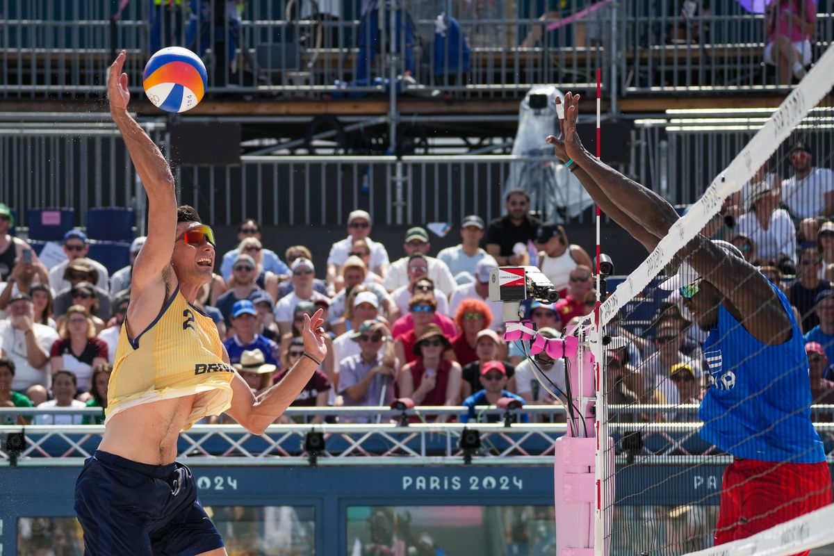Adré e George perdem para dupla cubana na segunda rodada do vôlei de praia por Vitor Jubini