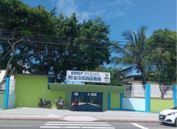 Locais pintados de verde na Serra na gestão Vidigal por Reprodução 