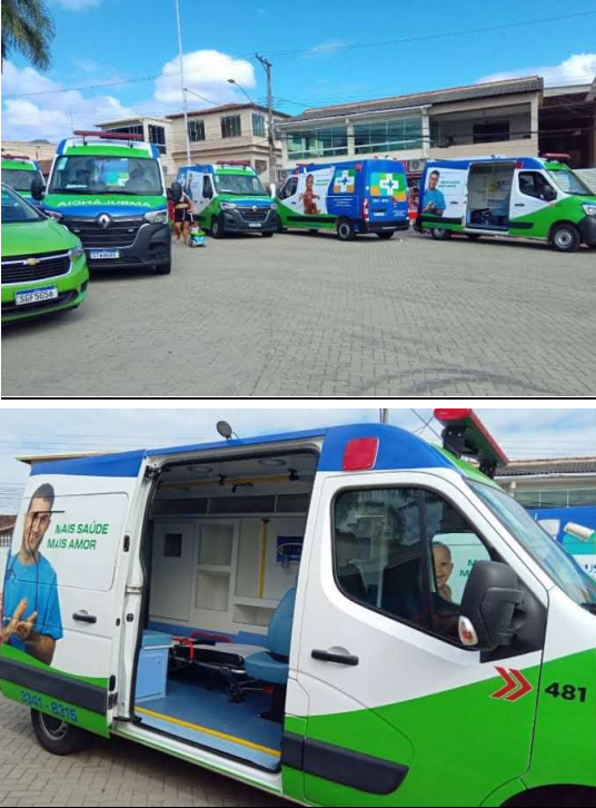 Locais pintados de verde na Serra na gestão Vidigal por Reprodução 