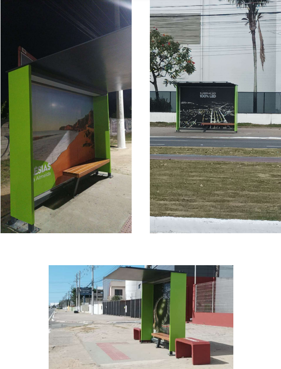 Locais pintados de verde na Serra na gestão Vidigal por Reprodução 