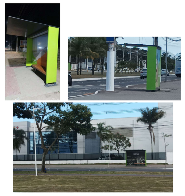 Locais pintados de verde na Serra na gestão Vidigal por Reprodução 