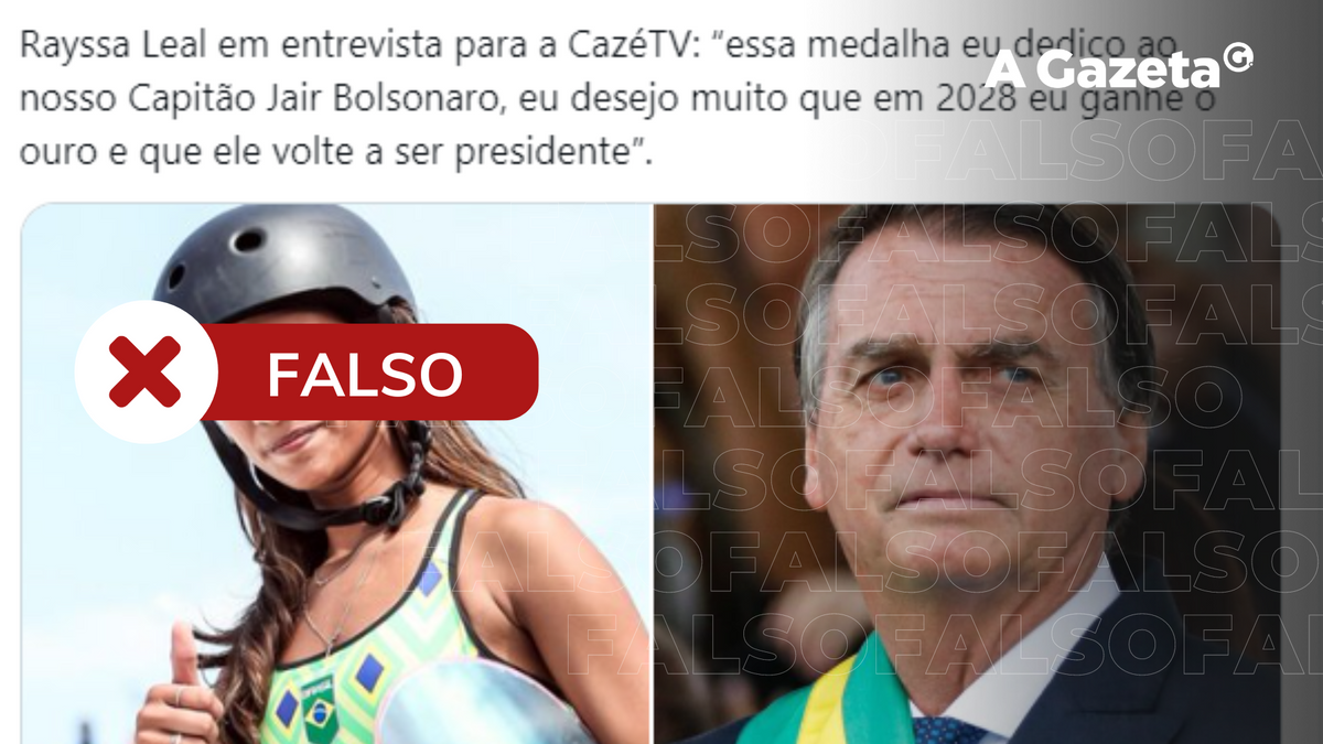 Rayssa Leal não dedicou medalha olímpica a Bolsonaro em entrevista