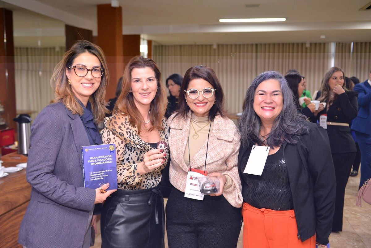 Aline Fontinelle, Veridiana Carneiro, Raquel Queiroz e Vânia Costa