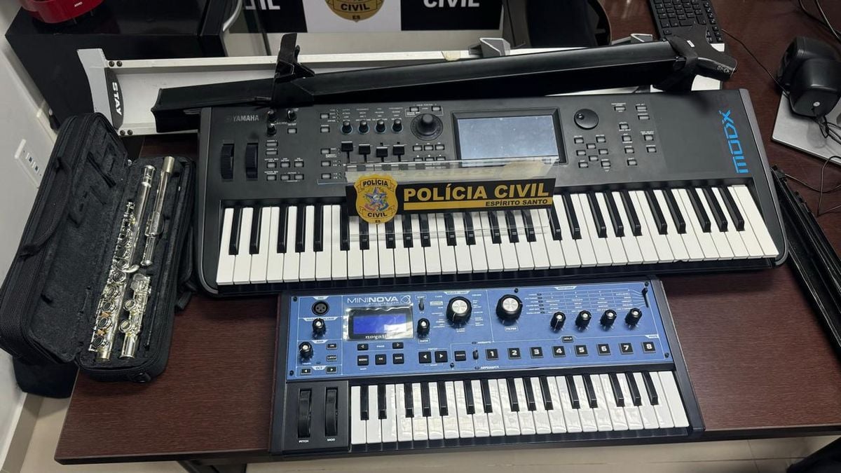 Materiais apreendidos pela Polícia Civil