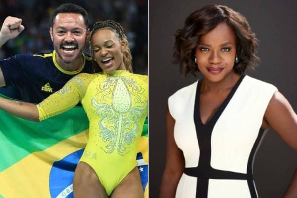 Rebeca Andrade e Chico Porath celebram a medalha de prata e Viola Davis elogia a brasileira