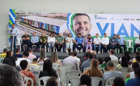 Convenção oficializou chapa eleita no pleito de 2020, com atual prefeito e vice disputando a permanência nos cargos por mais quatro anos