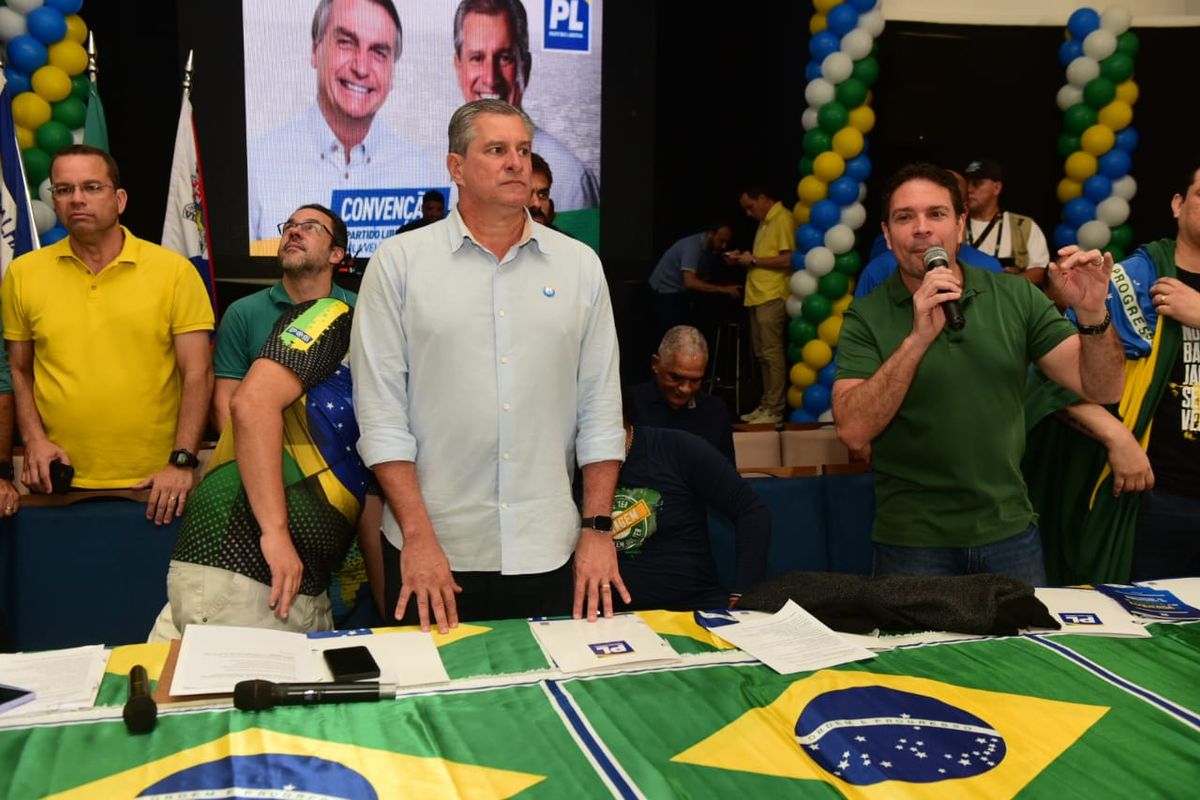 Coronel Ramalho em Convenção do PL por Ricardo Medeiros