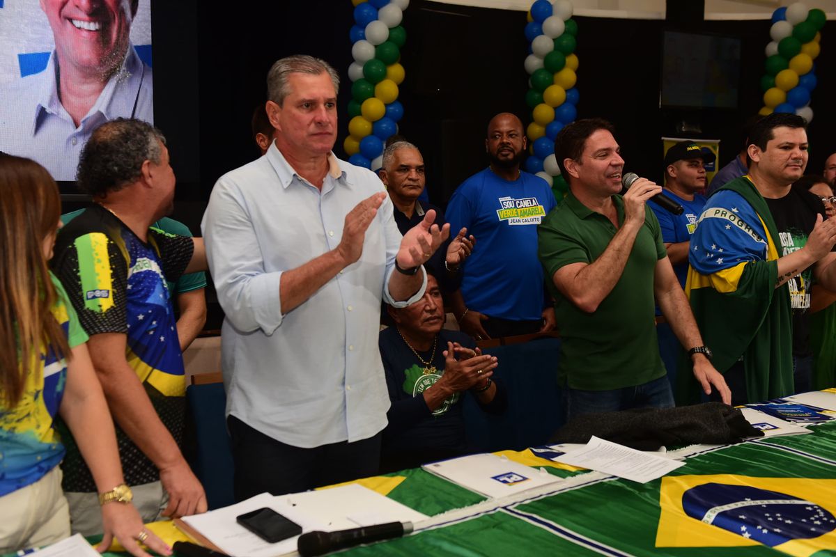 Coronel Ramalho em Convenção do PL por Ricardo Medeiros