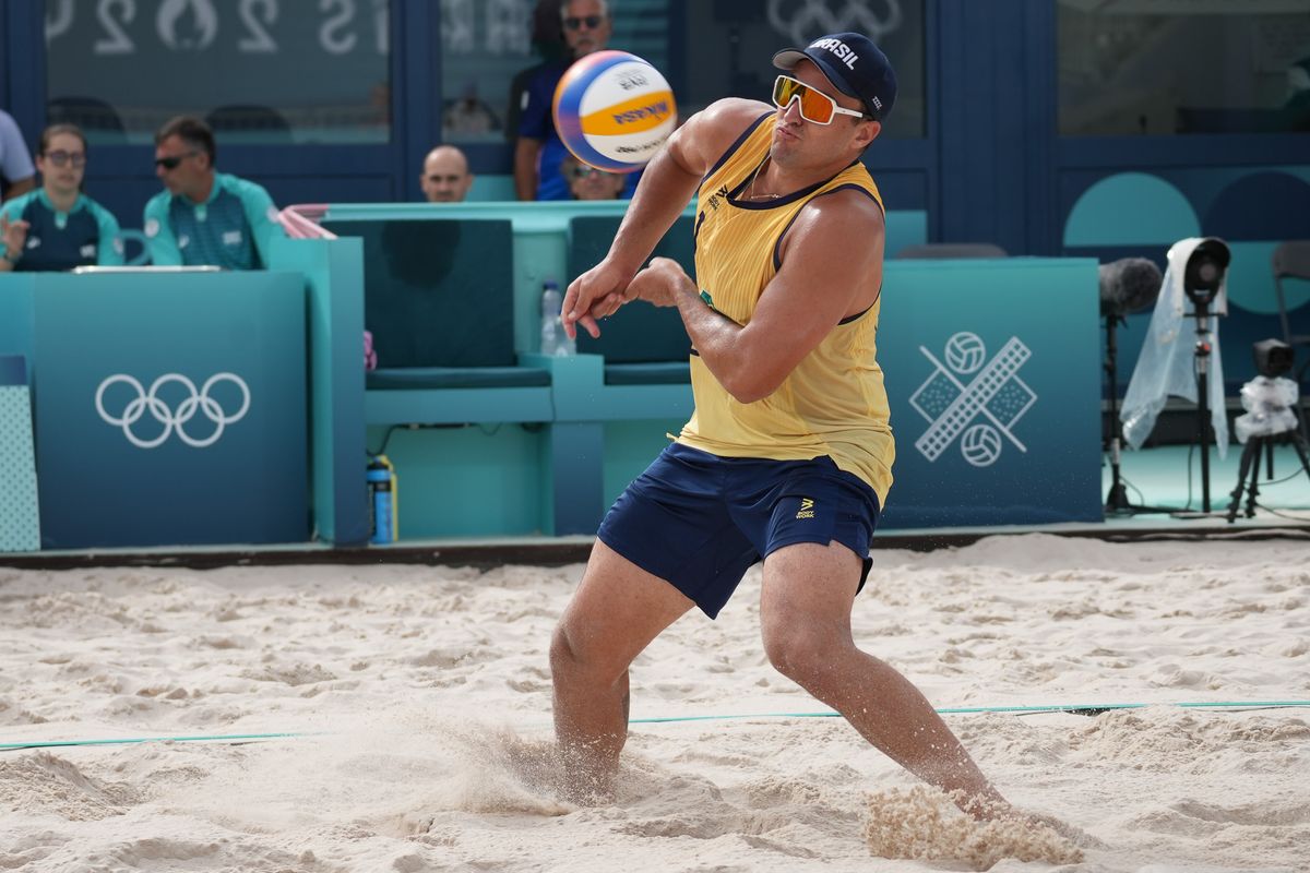 André e George perdem para dupla da Alemanha e são eliminados por Vitor Jubini