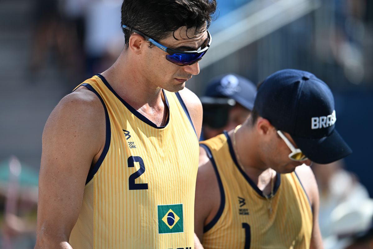 André e George perdem para dupla da Alemanha e são eliminados por Vitor Jubini