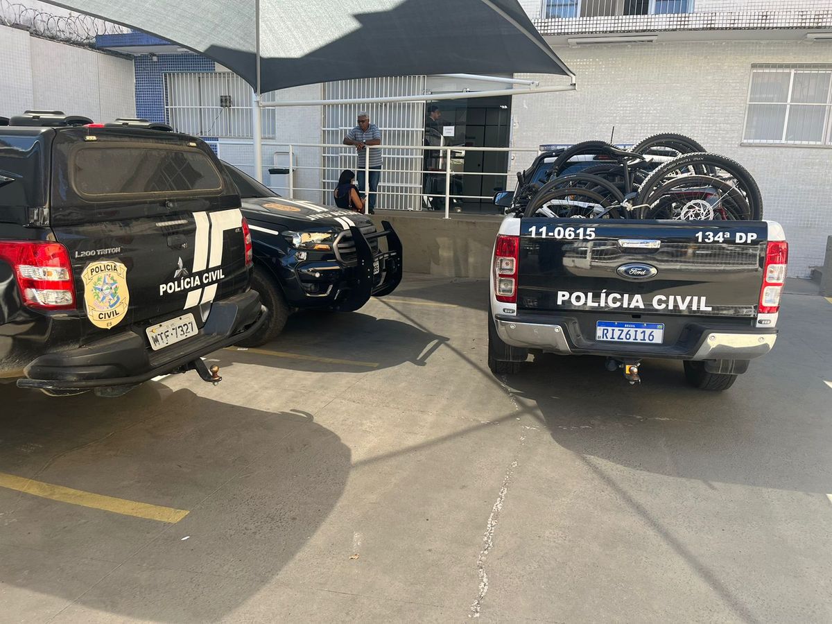Bicicletas recuperadas pela polícia foram avaliadas em cerca de R$ 160 mil por PCES/Divulgação