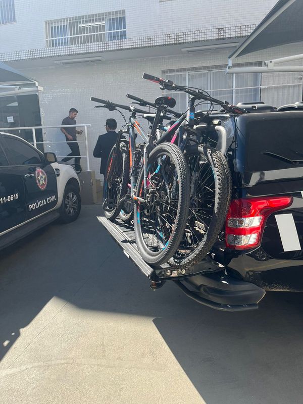 Bicicletas recuperadas pela polícia foram avaliadas em cerca de R$ 160 mil por PCES/Divulgação