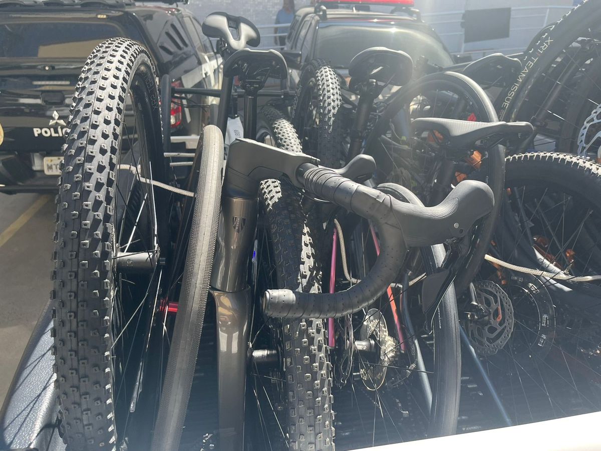 Bicicletas recuperadas pela polícia foram avaliadas em cerca de R$ 160 mil por PCES/Divulgação
