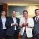 Leon, Pedro, Nei e Roberto Puppim: na festa de 30 anos da Cittá Engenharia