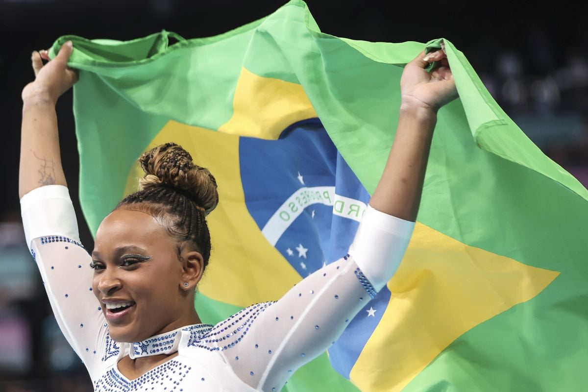 Rebeca Andrade foi ouro nas Olimpíadas de Paris
