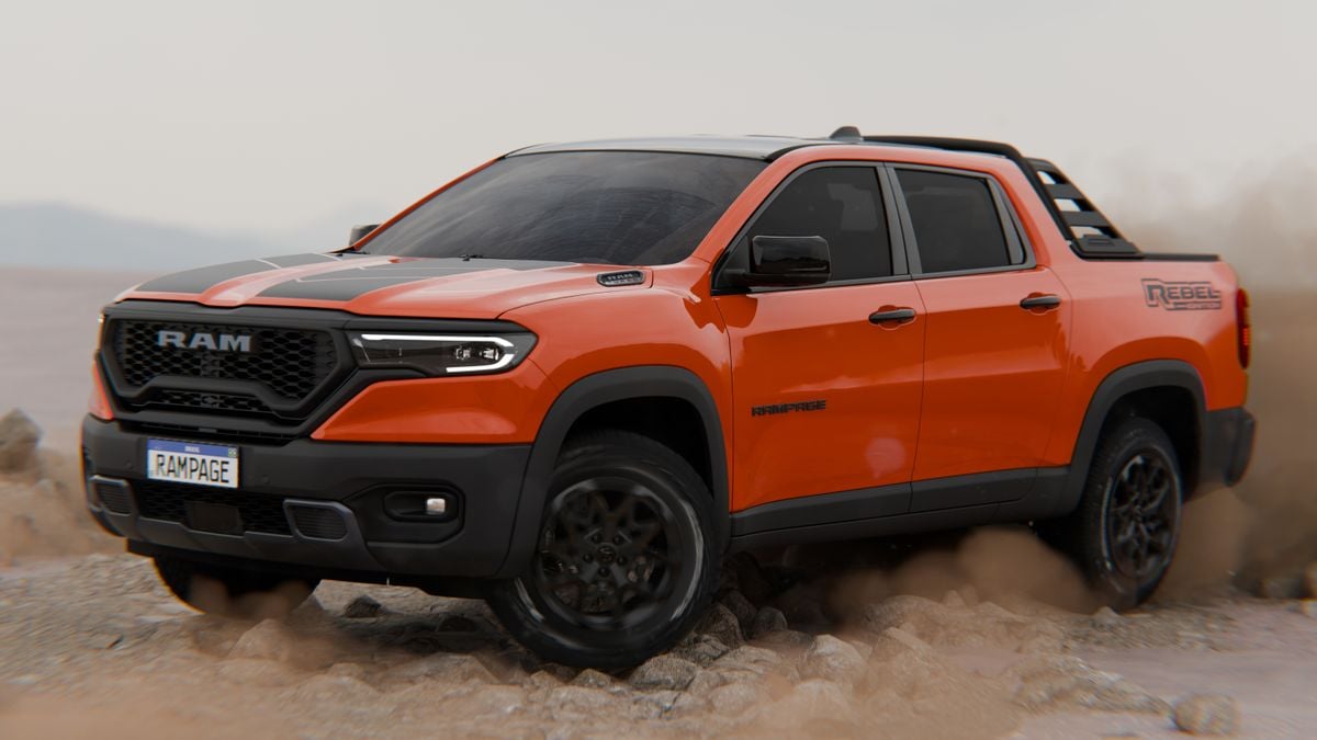 A Rampage Rebel Ignition chega na cor Laranja Ignition, com teto pintado em preto