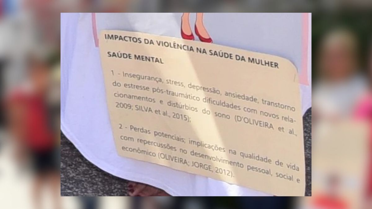 Cartazes com mensagens contra machismo em escola de Vitória
