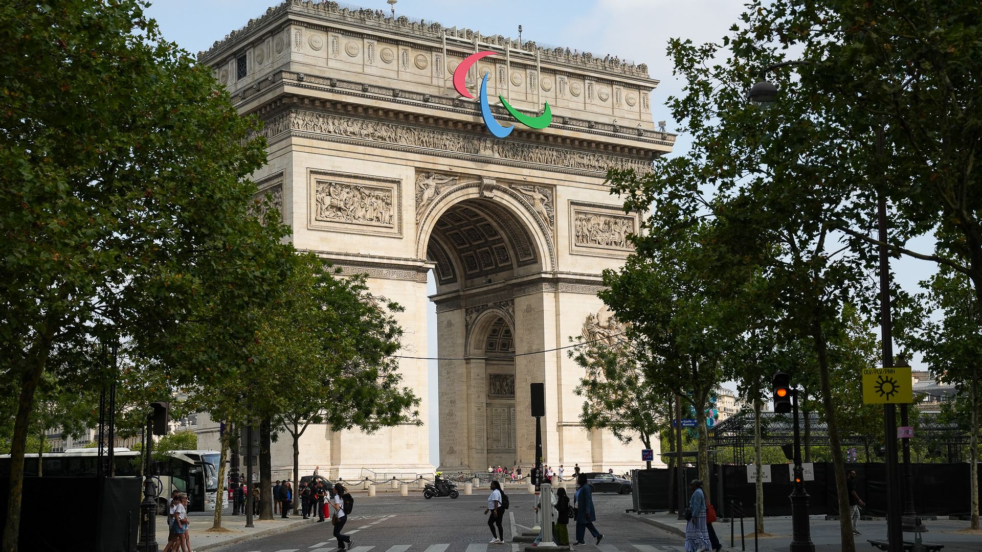 Monumento Arco do Triunfo em Paris