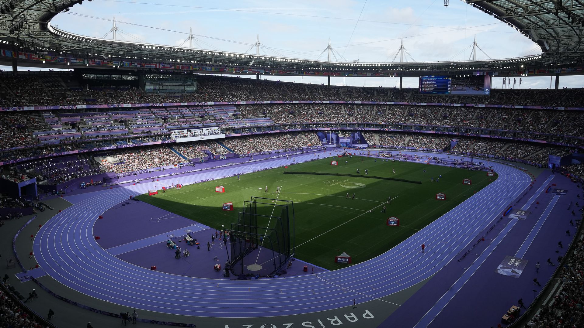 Stade de France, local de competição das modalidades de atletismo