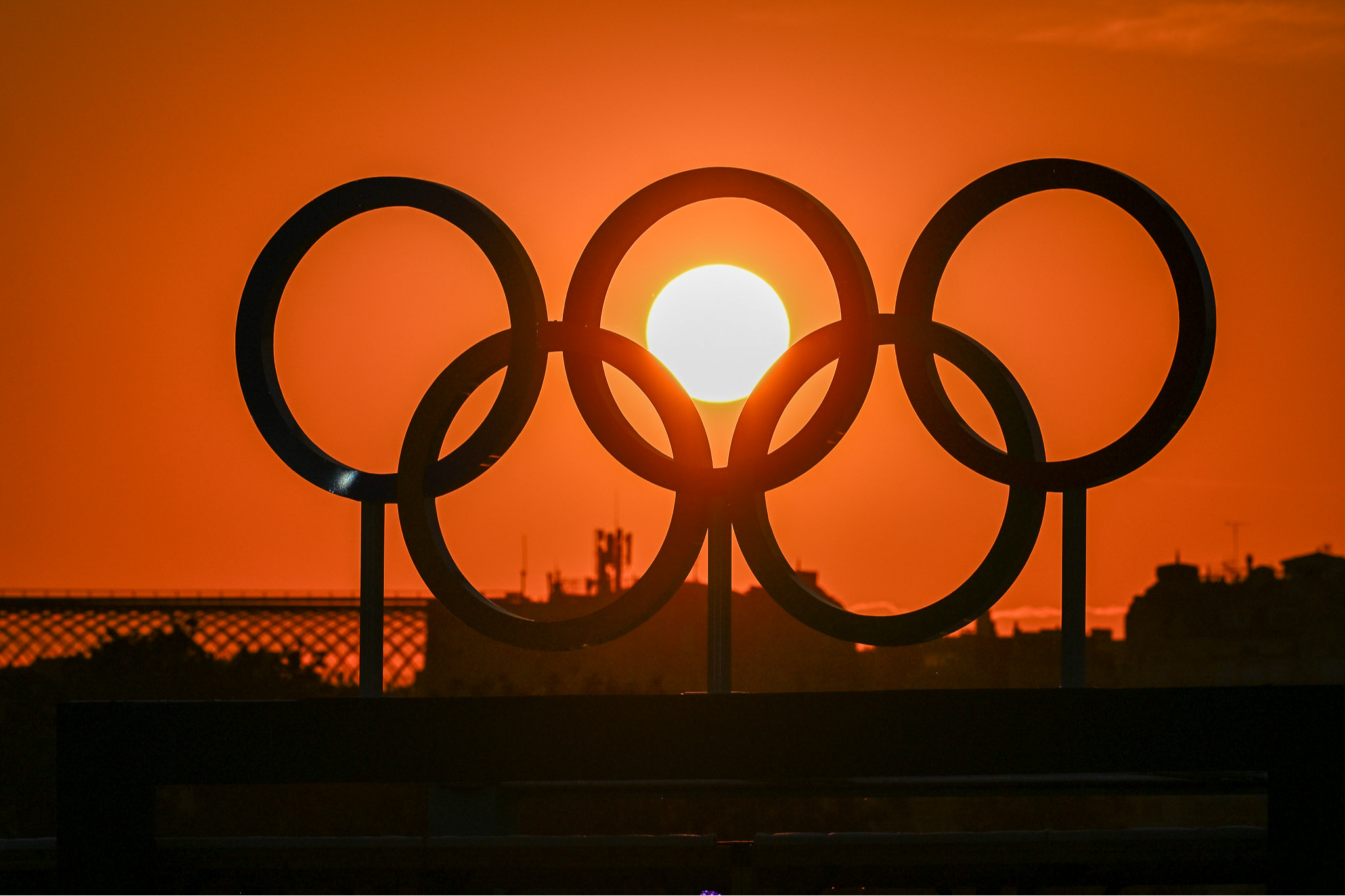 O pôr do sol perfeito existe, e ele esteve dentro dos arcos olímpicos