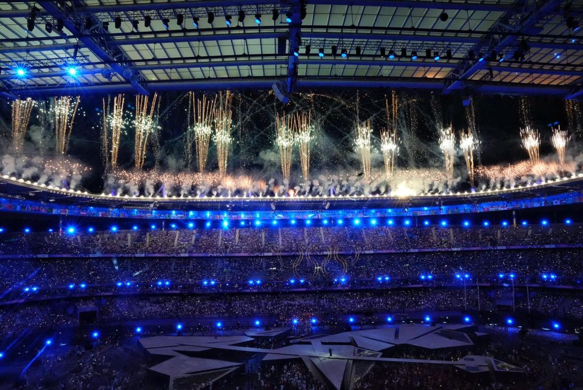 As imagens do encerramento das Olimpíadas de Paris por Vitor Jubini