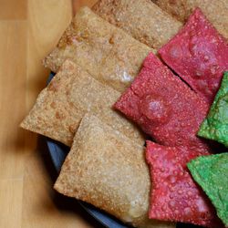 Pastéis coloridos da Parada Ibiraçu