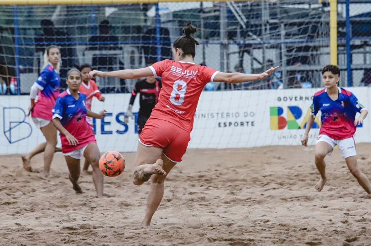 Estadual feminino de beach soccer 2024